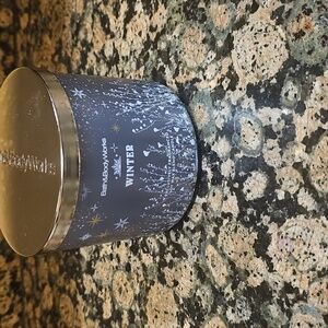 BBW Winter scented 3 wick candle